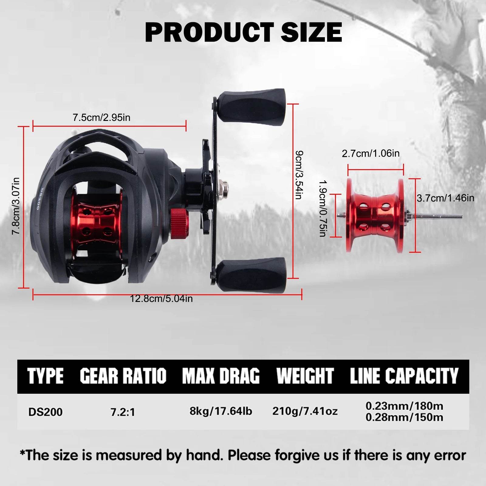 Goture DS200 Lightweight Baitcasting Reel - Fish & Cheaps | Fishing & Outdoor Gear