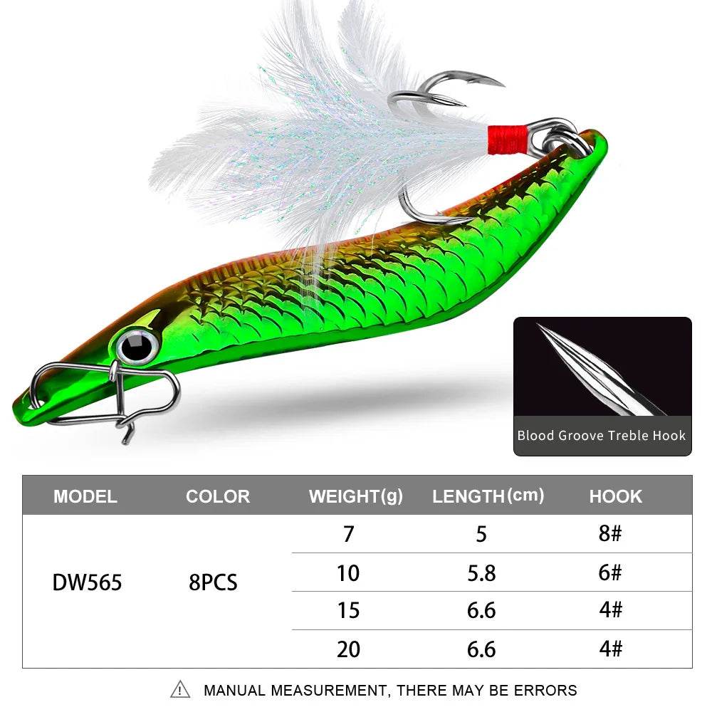 PROBEROS Spinner Spoon Metal Lure - Fish & Cheaps | Fishing & Outdoor Gear