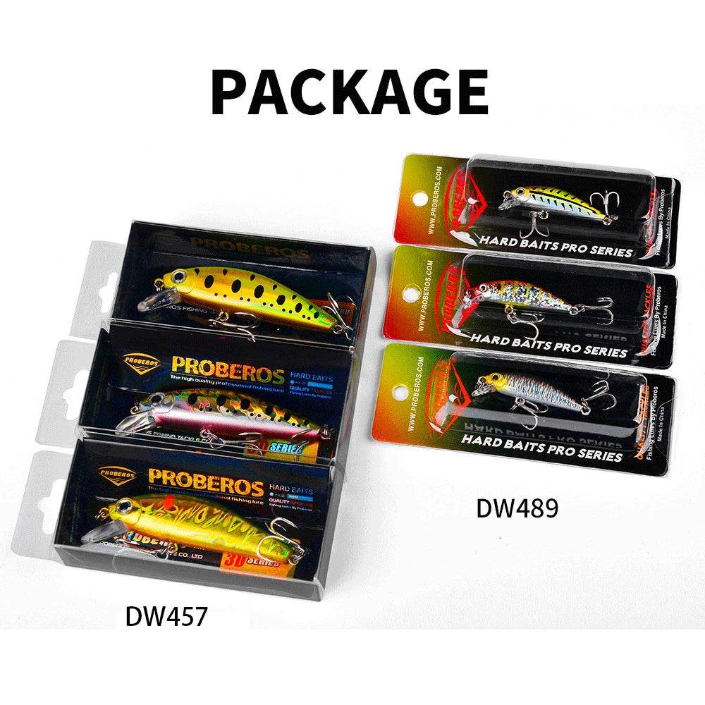 PROBEROS Sinking Minnow 80mm – Lifelike Crankbait Action - Fish & Cheaps | Fishing & Outdoor Gear