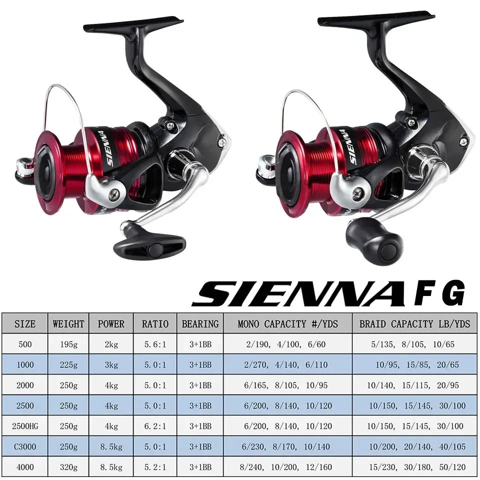 SHIMANO SIENNA Spinning Reel - Fish & Cheaps | Fishing & Outdoor Gear
