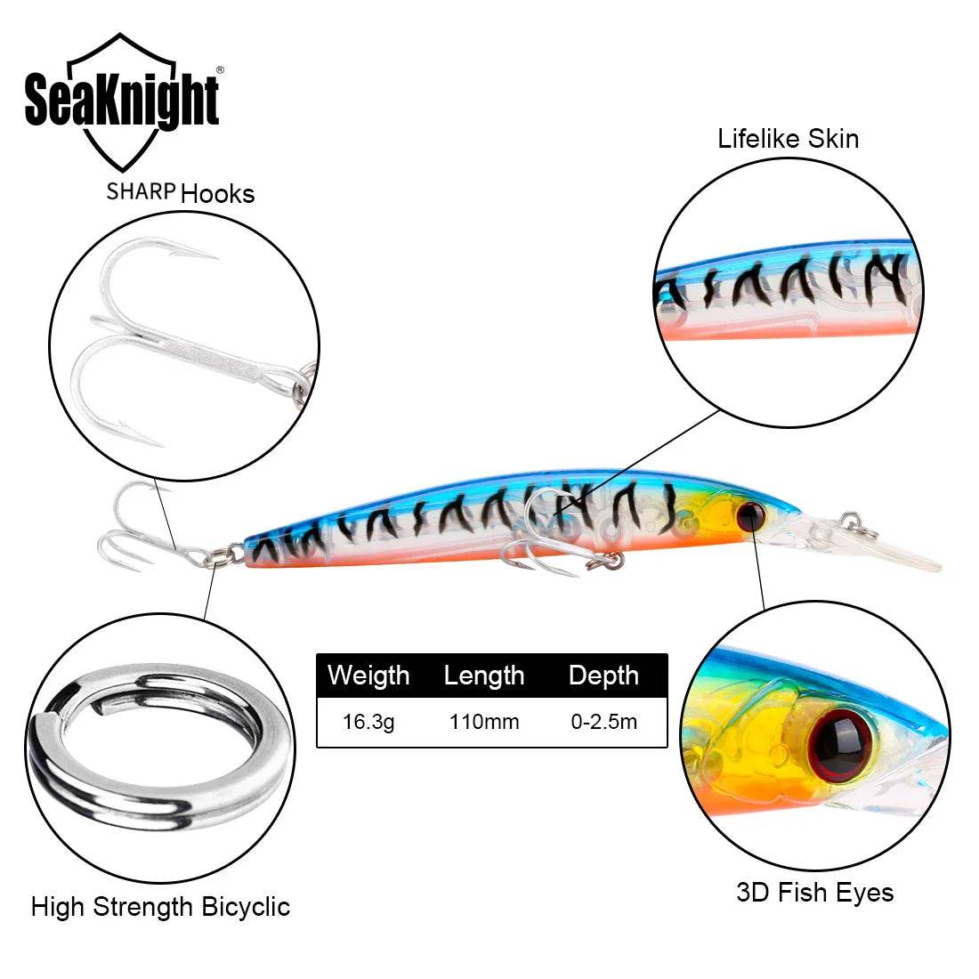 SeaKnight Minnow Hard Bait Lure - Fish & Cheaps | Fishing & Outdoor Gear
