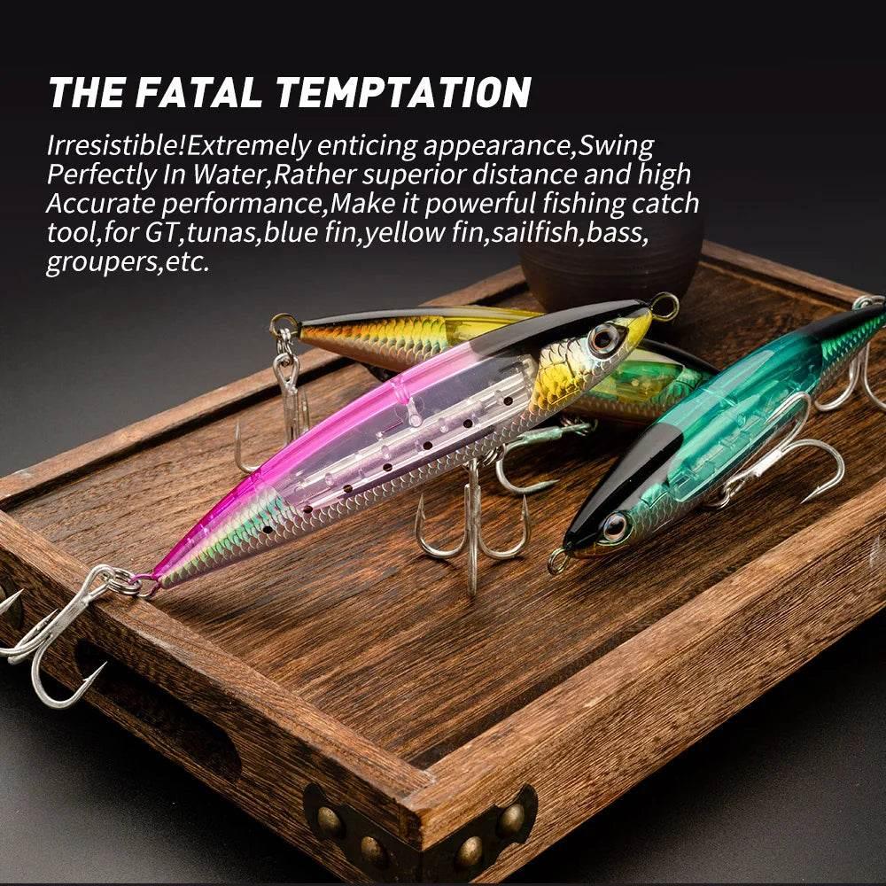 JOHNCOO Topwater Pencil Dog Walker Lure - Fish & Cheaps | Fishing & Outdoor Gear