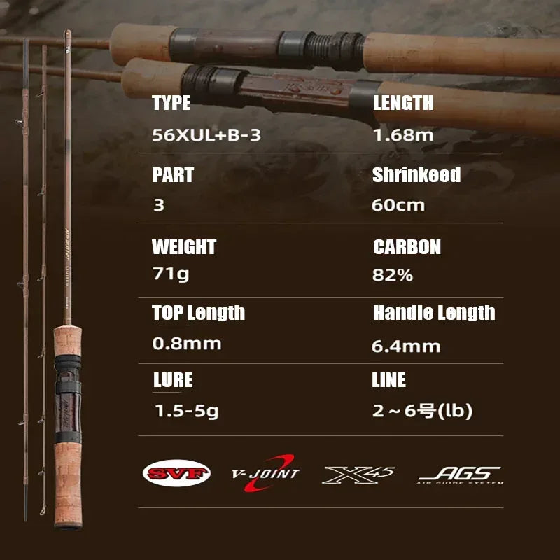 DAIWA AIR BULLET Stream Spinning/Casting Rod - Fish & Cheaps | Fishing & Outdoor Gear