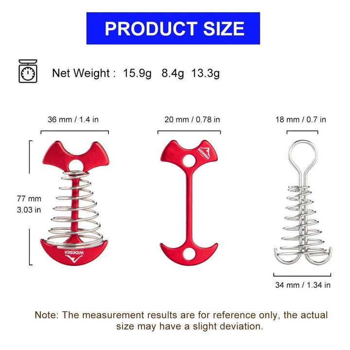 Widesea Fish Bone Deck Carabiner Set - Fish & Cheaps | Fishing & Outdoor Gear