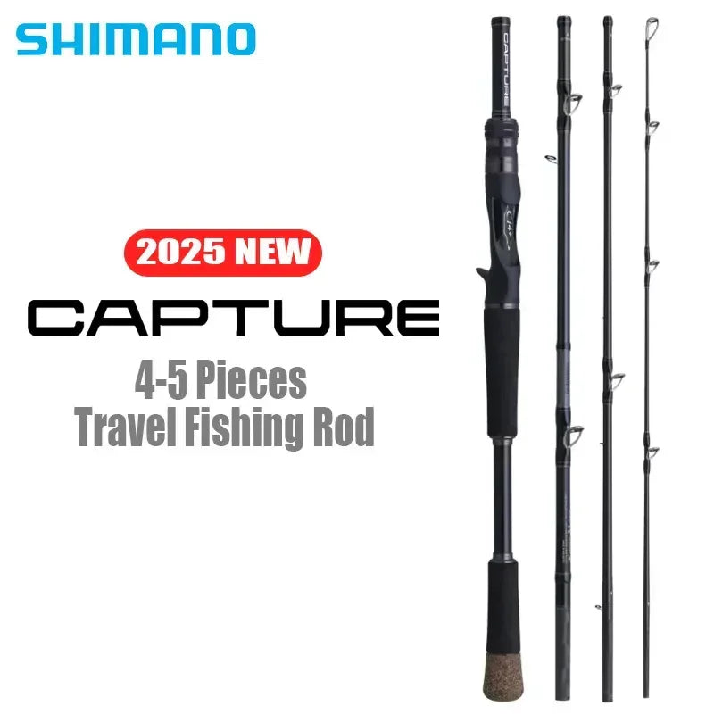 Shimano Capture Travel Baitcasting Rod 4-5 Pieces - Fish & Cheaps | Fishing & Outdoor Gear