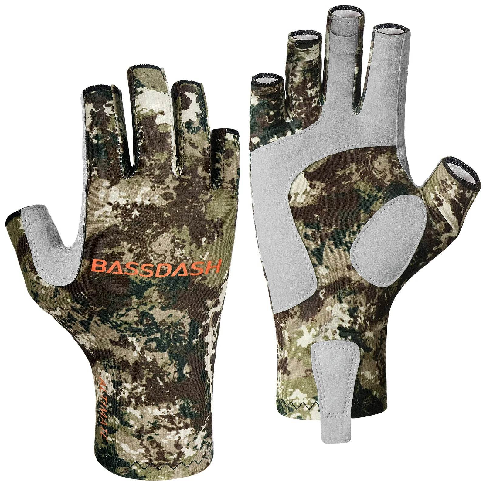 Bassdash ALTIMATE Sun Protection Fingerless Fishing Gloves - Fish & Cheaps | Fishing & Outdoor Gear