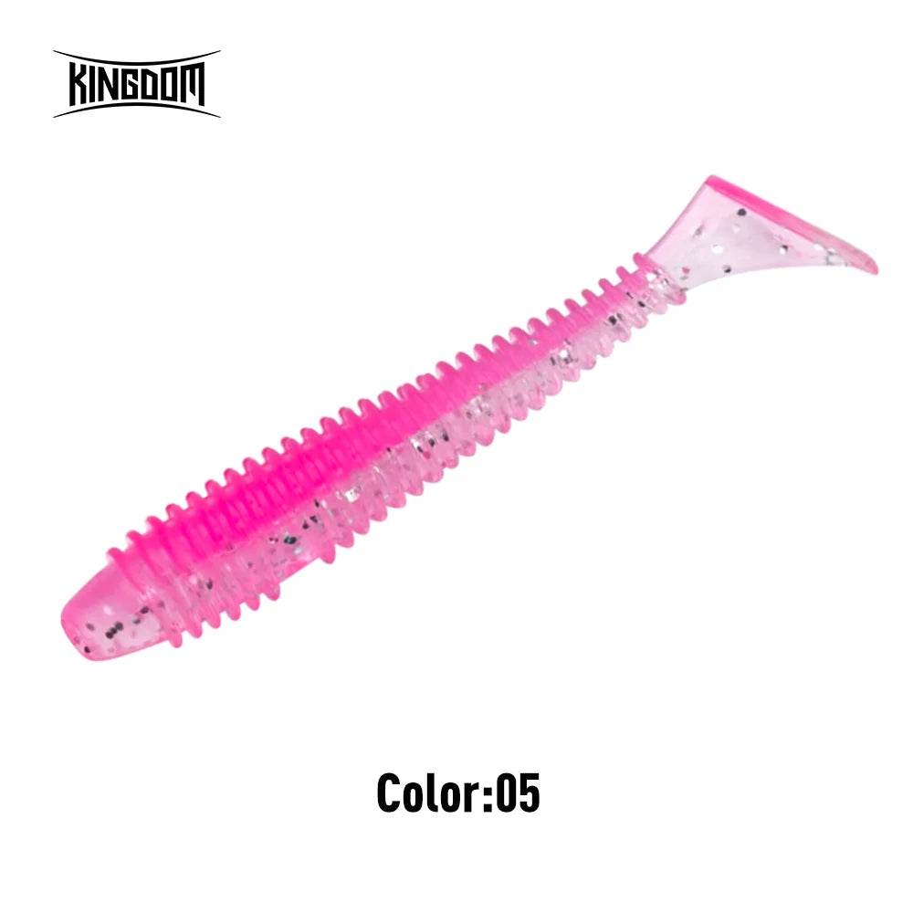 KINGDOM Screw Thread T-Tail Soft Lures - Fish & Cheaps | Fishing & Outdoor Gear