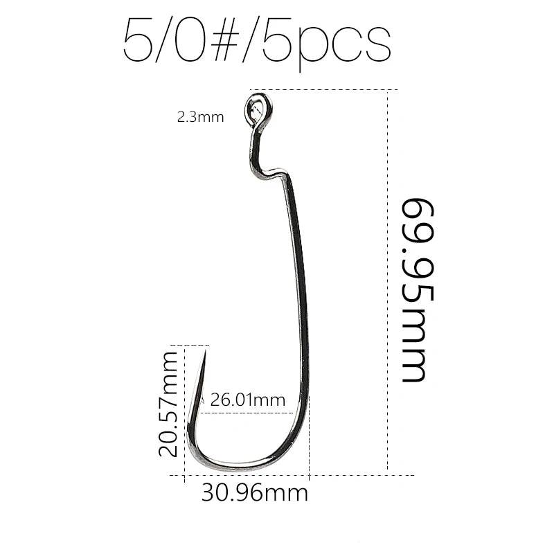 Supercontinent Offset Carbon Steel Crank Hooks – Big Rings - Fish & Cheaps | Fishing & Outdoor Gear