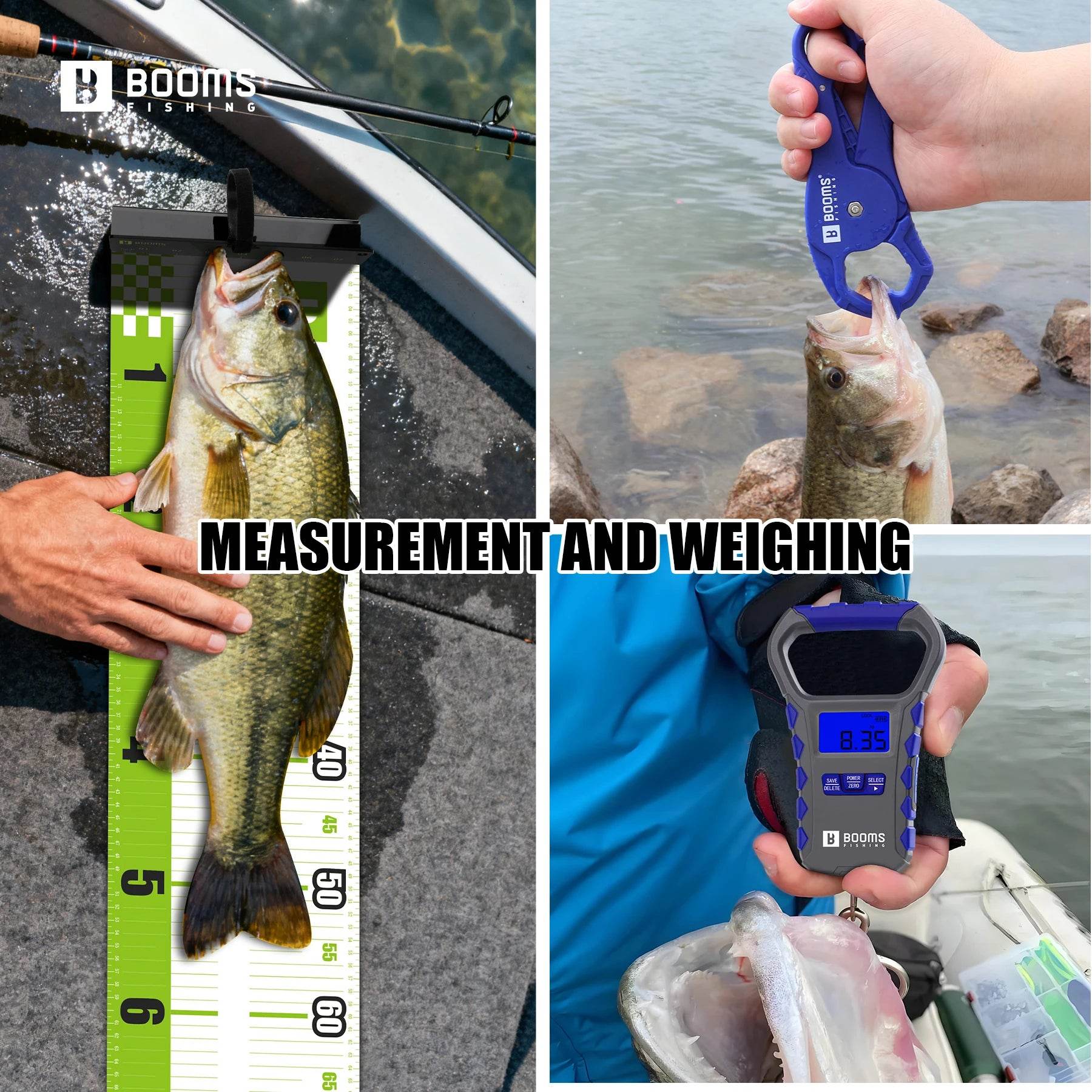 Booms Fishing 150cm Waterproof Measuring Ruler Set - Fish & Cheaps | Fishing & Outdoor Gear