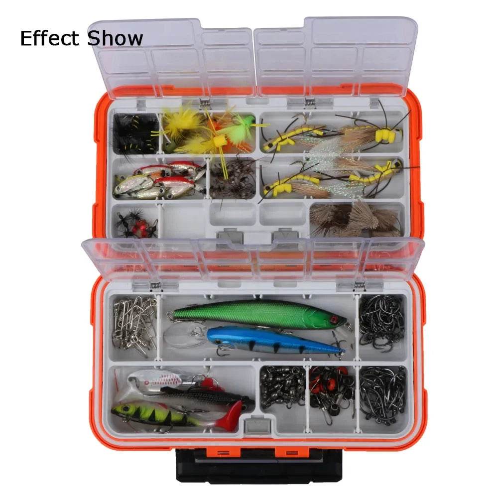 Goture Waterproof Double Side Tackle Box - Fish & Cheaps | Fishing & Outdoor Gear
