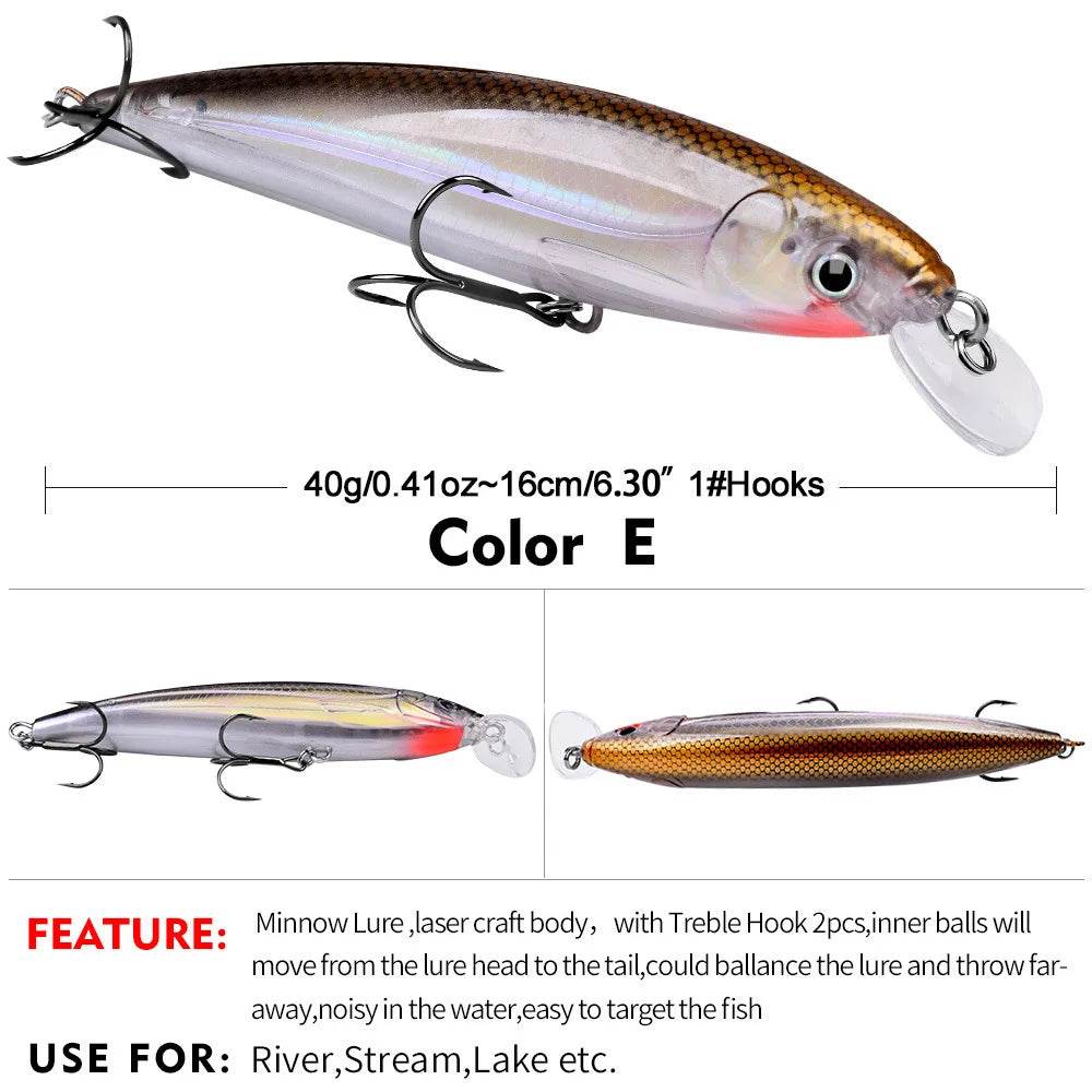PROBEROS 160mm Minnow Wobbler - Fish & Cheaps | Fishing & Outdoor Gear