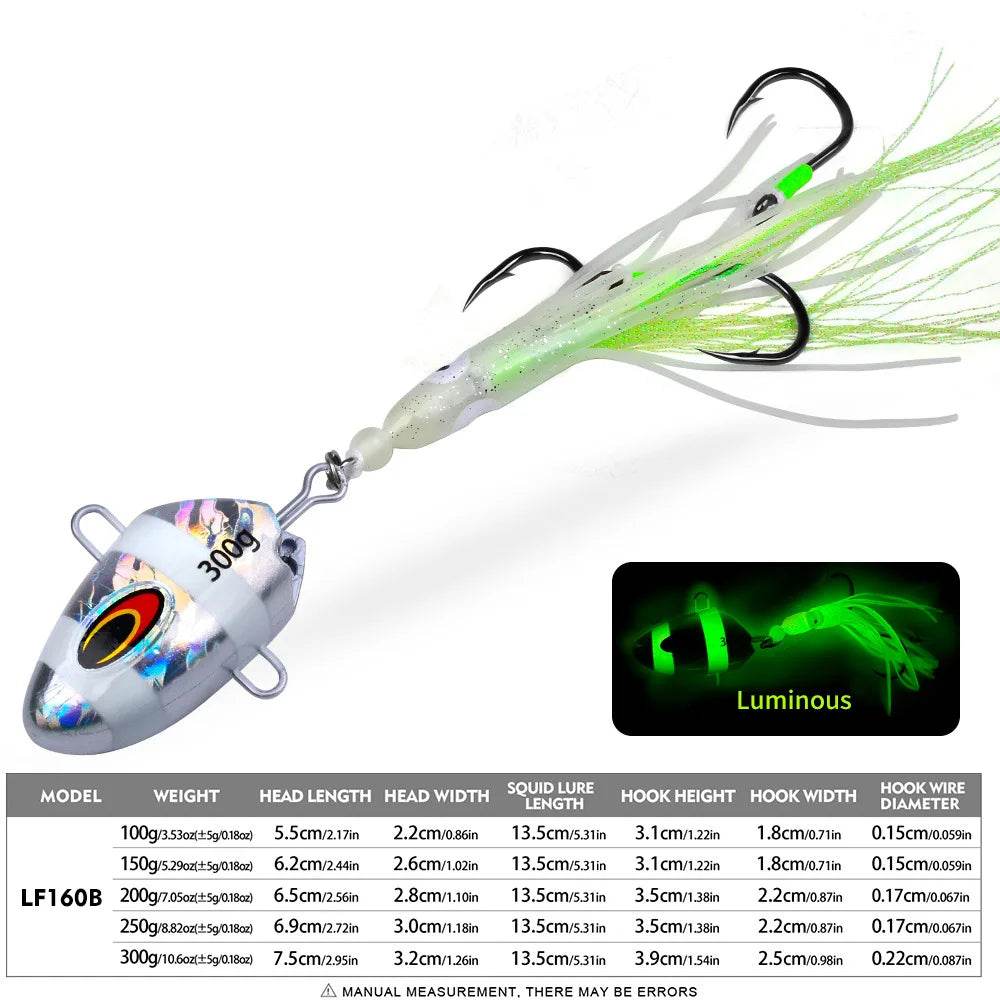PROBEROS Metal Jig Glow Slow Jigging Lure - Fish & Cheaps | Fishing & Outdoor Gear