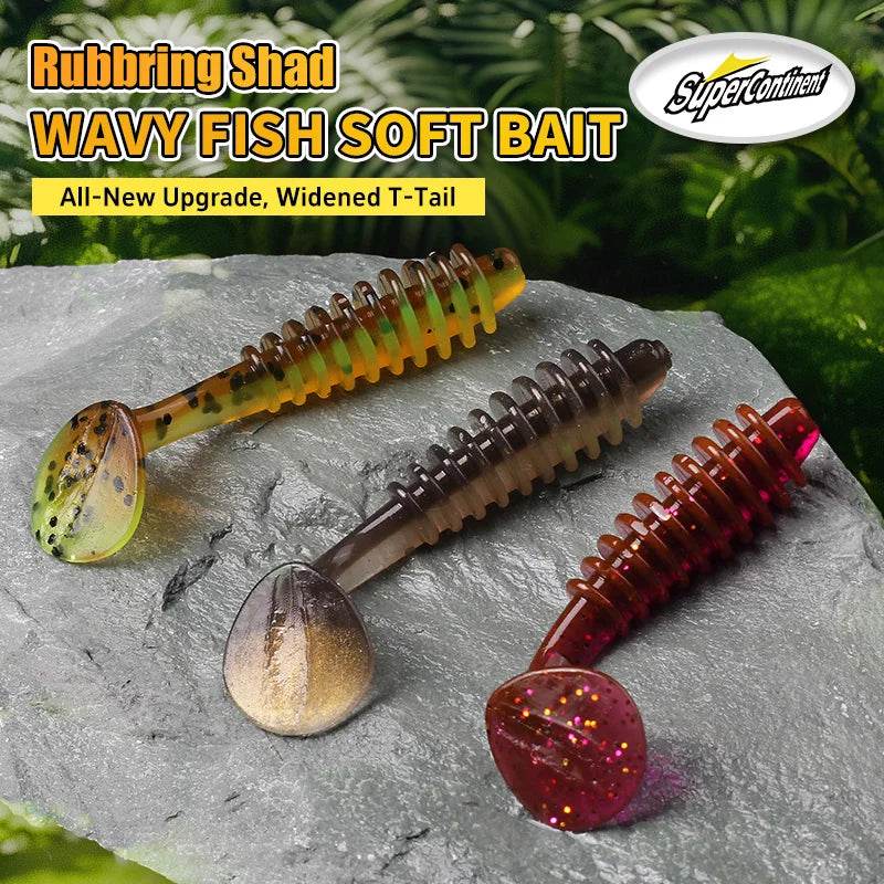 Supercontinent Rubbring Shad Soft Baits 5cm – UV-Enhanced Lures - Fish & Cheaps | Fishing & Outdoor Gear