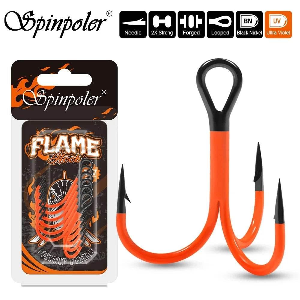 Spinpoler Flame Treble Hook UV-Active - Fish & Cheaps | Fishing & Outdoor Gear