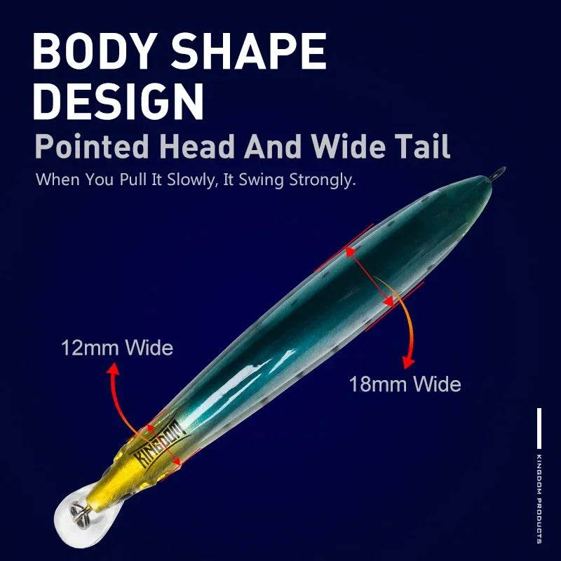 Kingdom Sea Minnow Saltwater Jerkbait - Fish & Cheaps | Fishing & Outdoor Gear