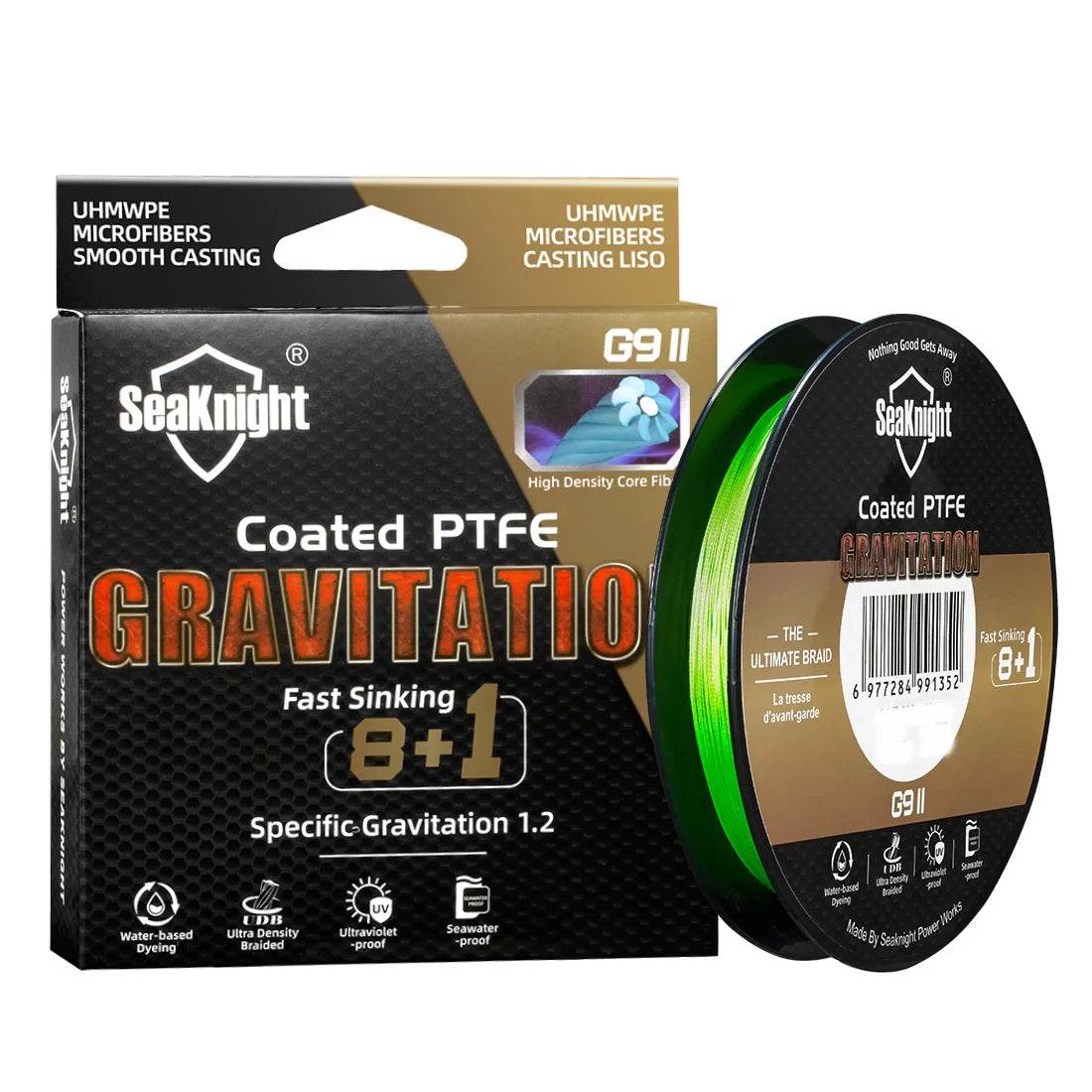 SeaKnight Gravitation G9 II Sinking Braided Line - Fish & Cheaps | Fishing & Outdoor Gear