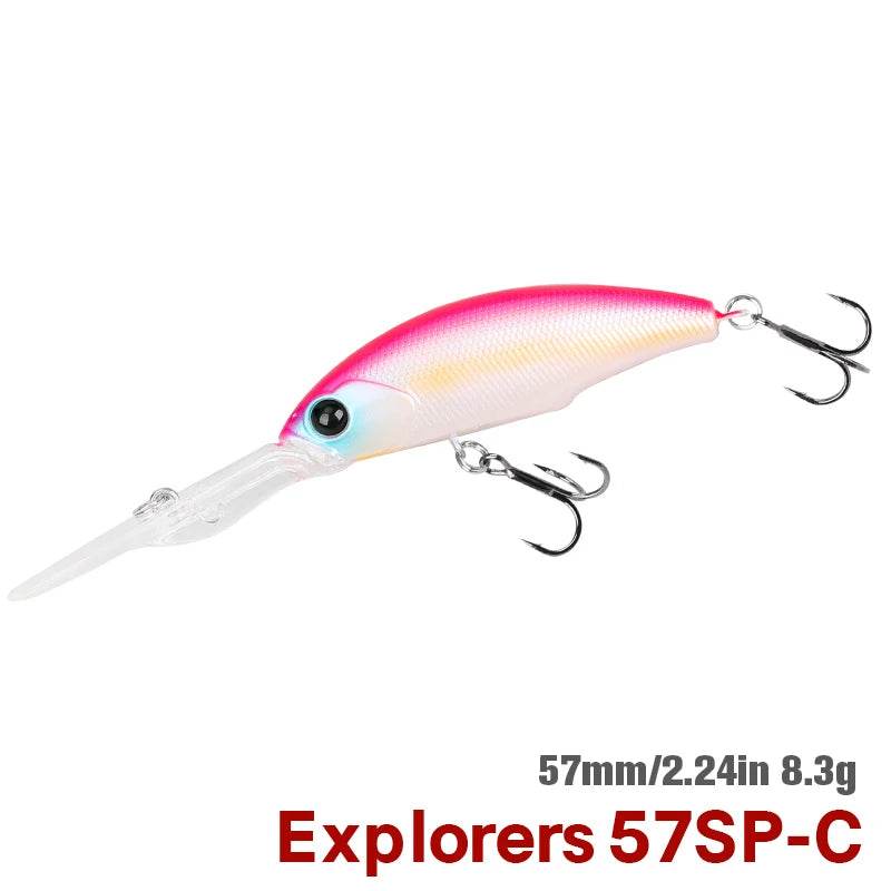 TSURINOYA 57SP Deep Dive Suspending Minnow - Fish & Cheaps | Fishing & Outdoor Gear