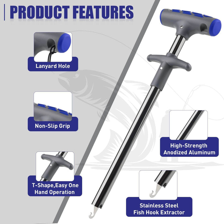 Booms Fishing XW20 Dehooker – Long Reach Fish Hook Remover - Fish & Cheaps | Fishing & Outdoor Gear