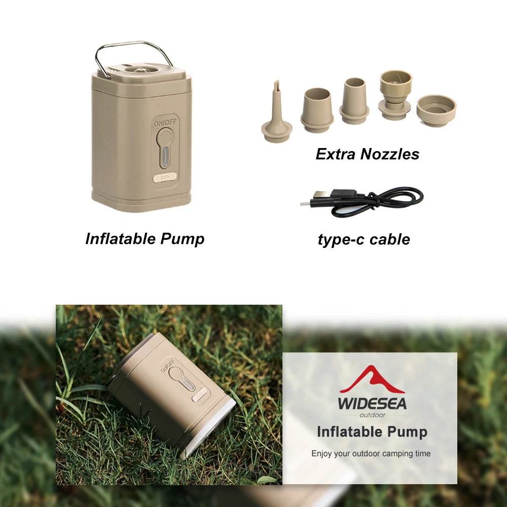 Widesea Electric Inflatable Pump & Camping Light - Fish & Cheaps | Fishing & Outdoor Gear