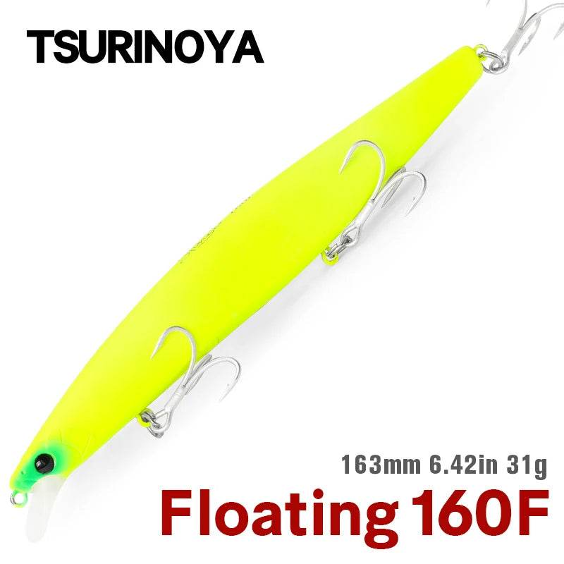 TSURINOYA 160F Ultra-long Casting Floating Minnow - Fish & Cheaps | Fishing & Outdoor Gear
