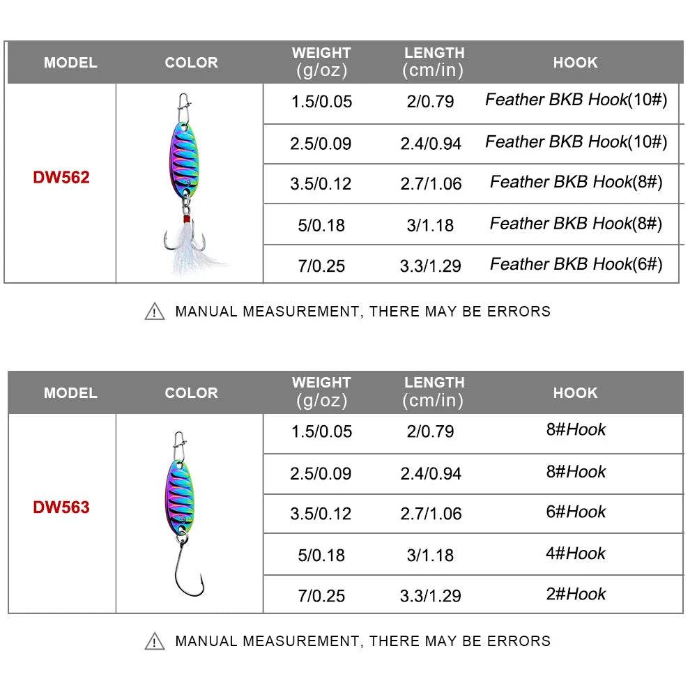 PROBEROS Mini Metal Spoon Lure - Fish & Cheaps | Fishing & Outdoor Gear