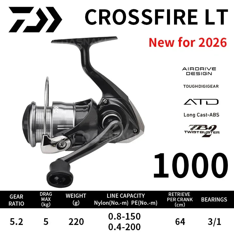 Daiwa Crossfire CS LT 2026 Spinning Reel - Fish & Cheaps | Fishing & Outdoor Gear