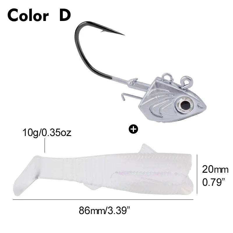 PROBEROS Jig Head Fish Hook – Soft Worm Specialist - Fish & Cheaps | Fishing & Outdoor Gear