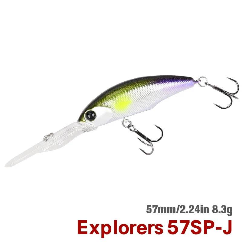 TSURINOYA 57SP Deep Dive Suspending Minnow - Fish & Cheaps | Fishing & Outdoor Gear