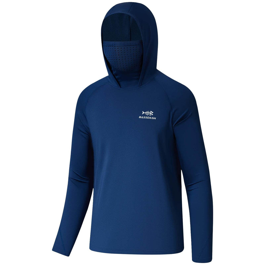 BASSDASH Youth UPF 50+ Hooded Shirt with Mask - Fish & Cheaps | Fishing & Outdoor Gear