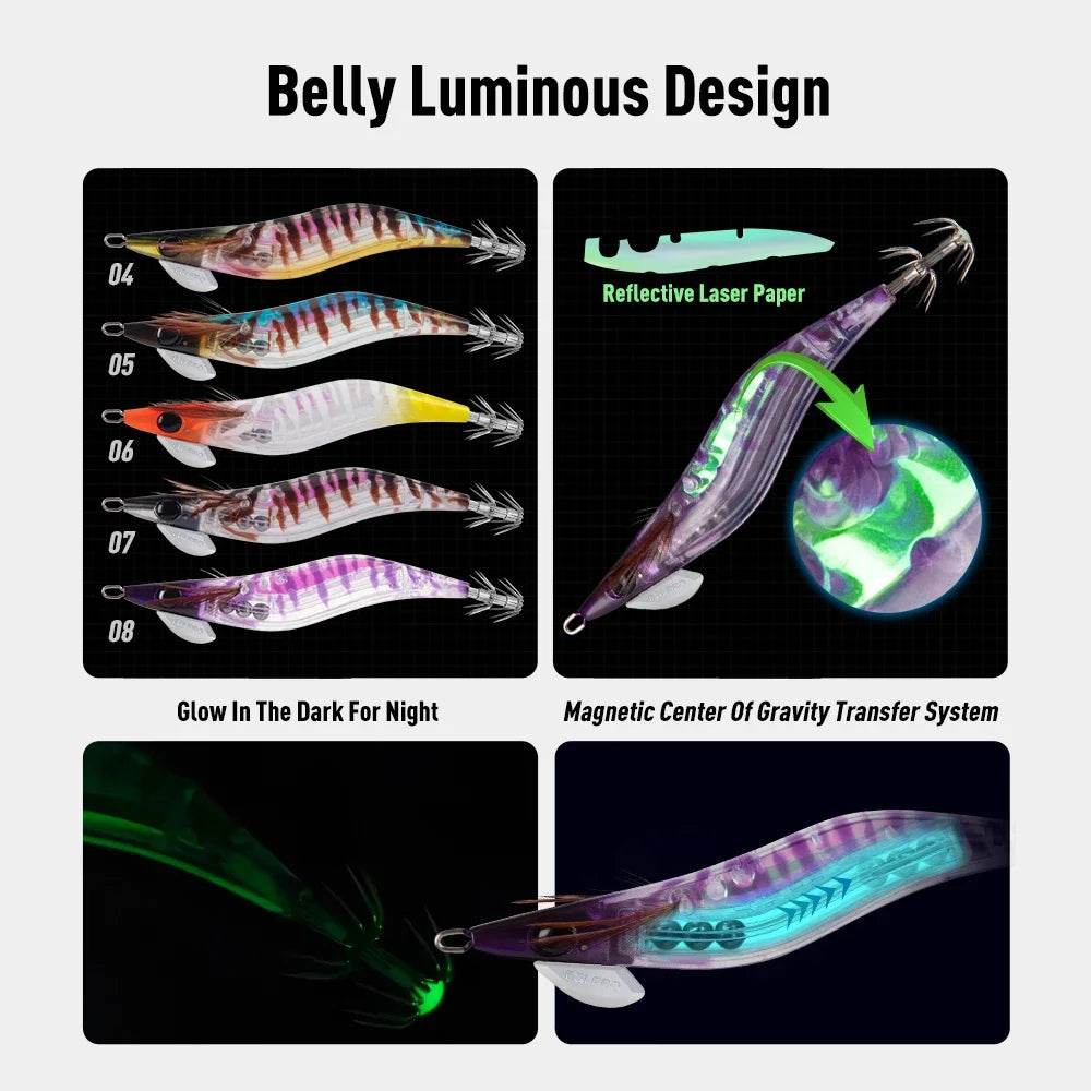 Kingdom Long Casting Luminous EGI Squid Jig - Fish & Cheaps | Fishing & Outdoor Gear