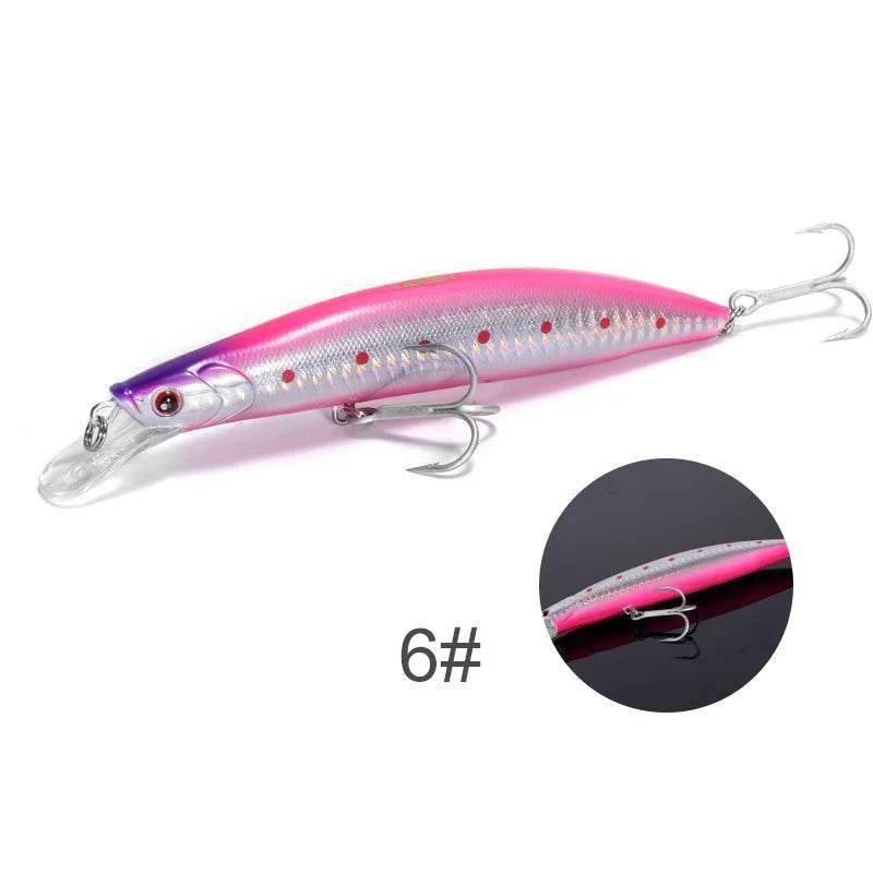 Noeby Suspending Minnow 135mm – Long Casting Jerkbait - Fish & Cheaps | Fishing & Outdoor Gear