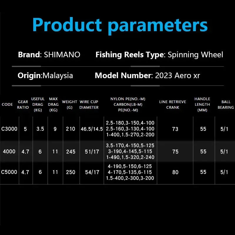 Shimano Aero XR Spinning Reel - Fish & Cheaps | Fishing & Outdoor Gear