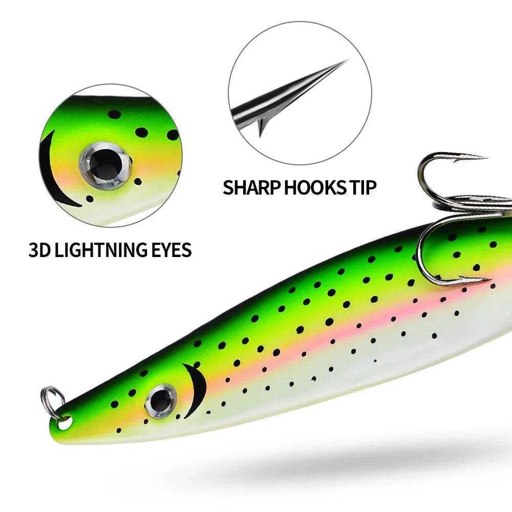 PROBEROS Metal Spinner Spoon | 11.5cm Hard Bait - Fish & Cheaps | Fishing & Outdoor Gear
