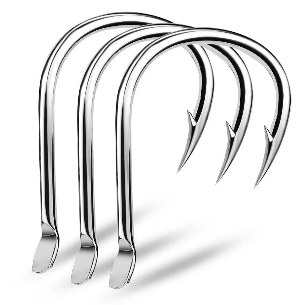 PROBEROS Barbed Big Fishing Hooks – 10 Pack - Fish & Cheaps | Fishing & Outdoor Gear