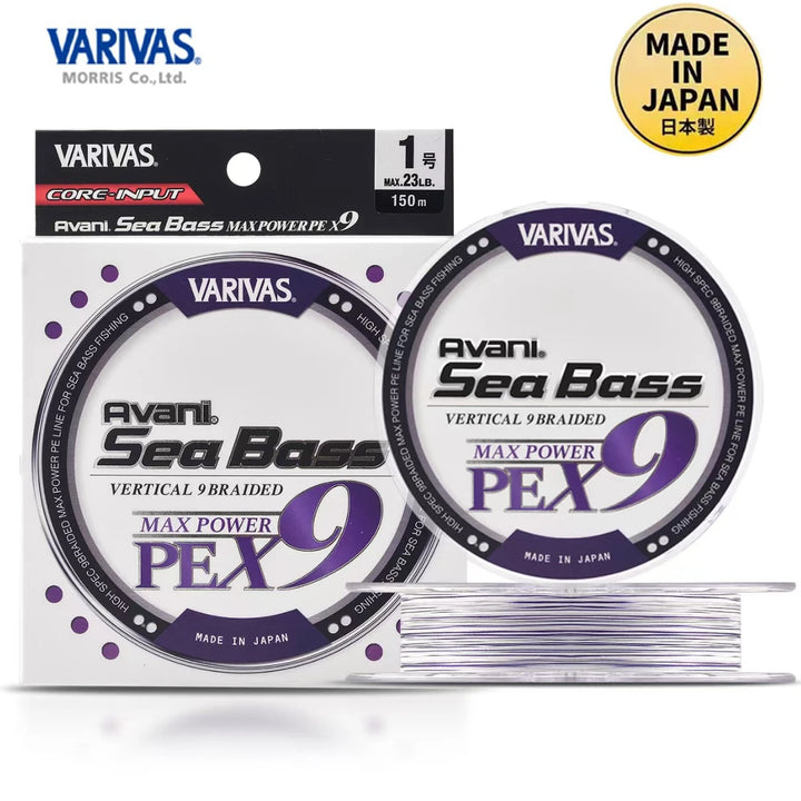 VARIVAS Avani Sea Bass PEX9 PE Braided Line