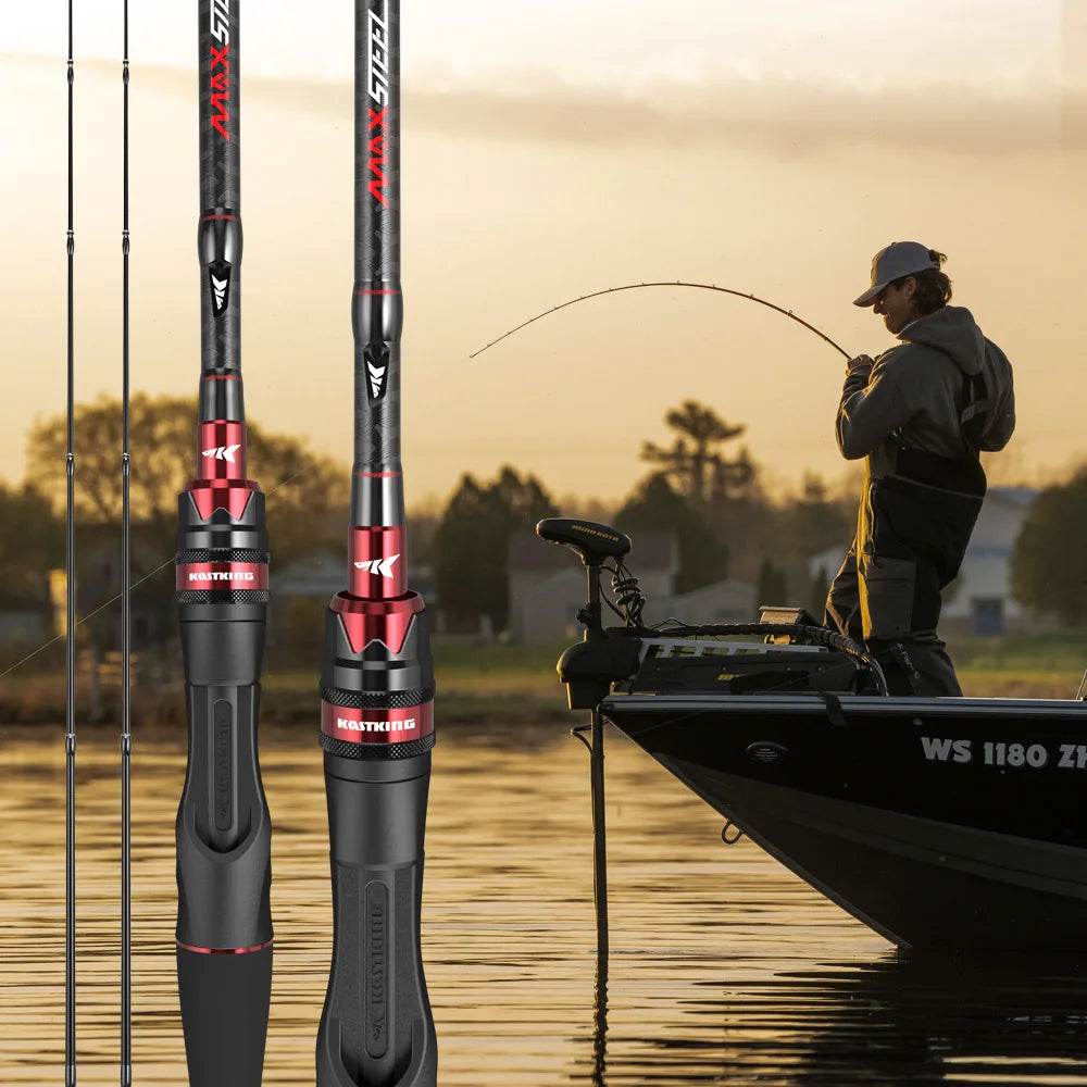 KastKing Max Steel Carbon Spinning & Casting Rod - Fish & Cheaps | Fishing & Outdoor Gear