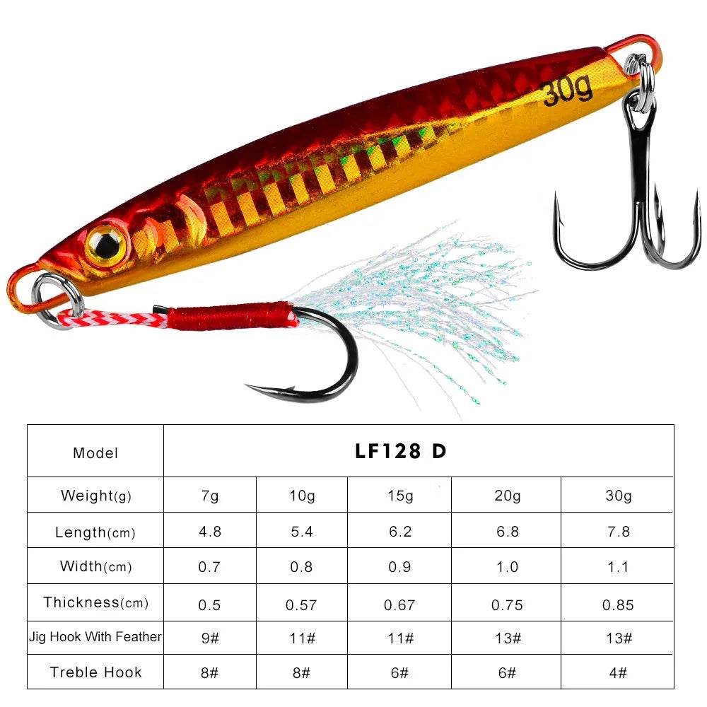 PROBEROS Japen Metal Cast Jig Spoon - Fish & Cheaps | Fishing & Outdoor Gear