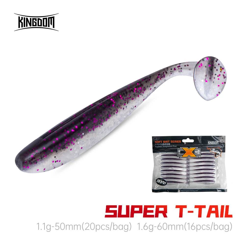KINGDOM Soft Silicone Lures – Lifelike Swimbaits Pack - Fish & Cheaps | Fishing & Outdoor Gear