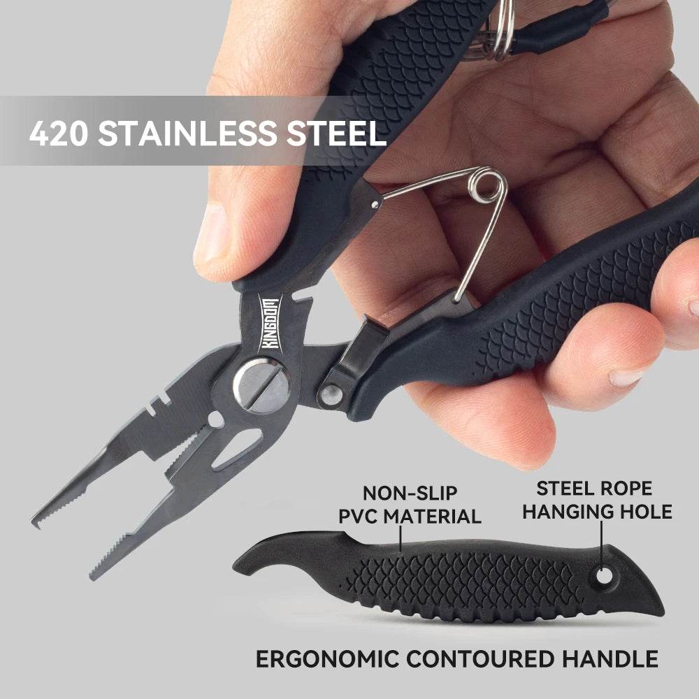 Kingdom Multi-Function Fishing Pliers & Rope Thrower - Fish & Cheaps | Fishing & Outdoor Gear