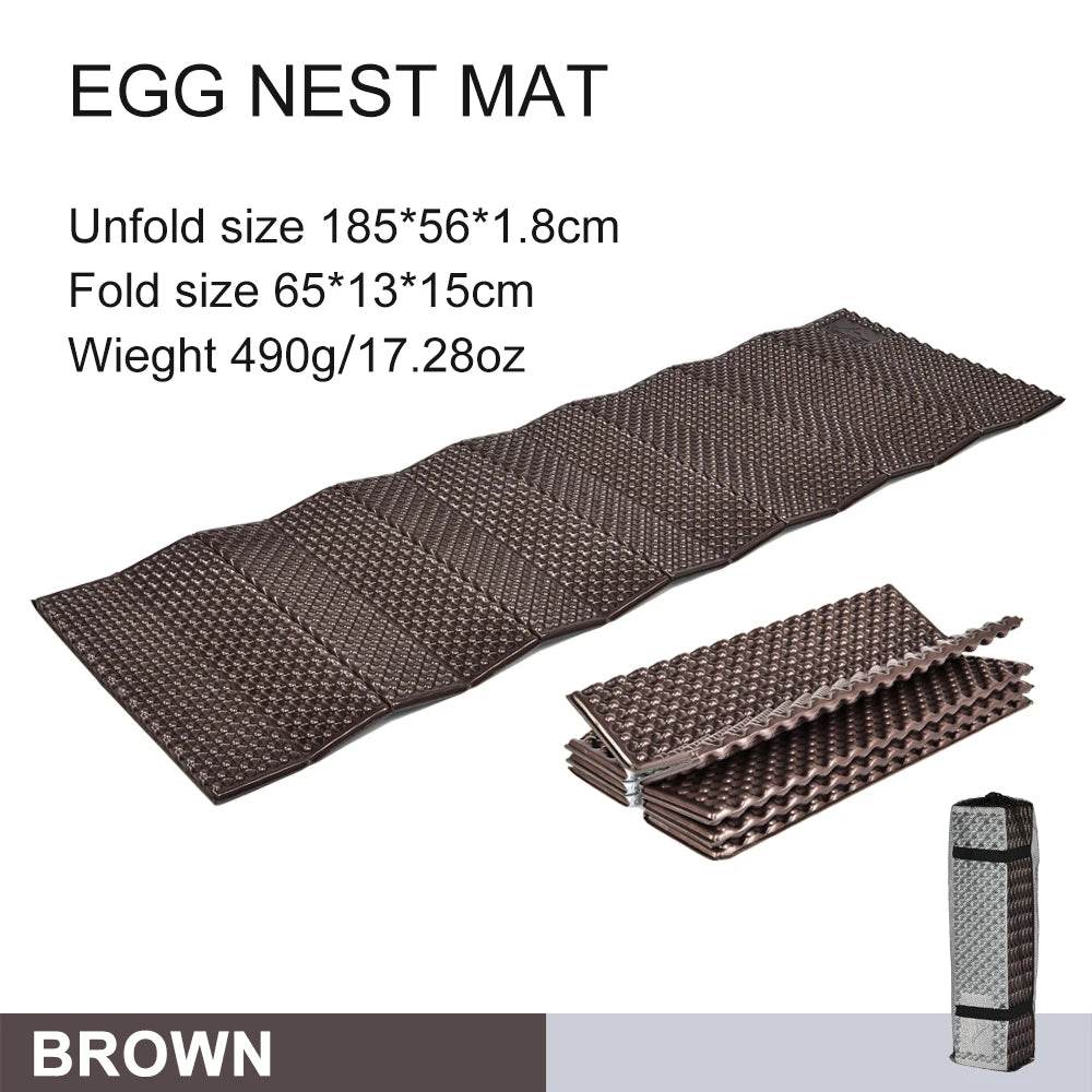 Widesea Portable Camping Mat — Lightweight Egg-Nest Foam Comfort - Fish & Cheaps | Fishing & Outdoor Gear