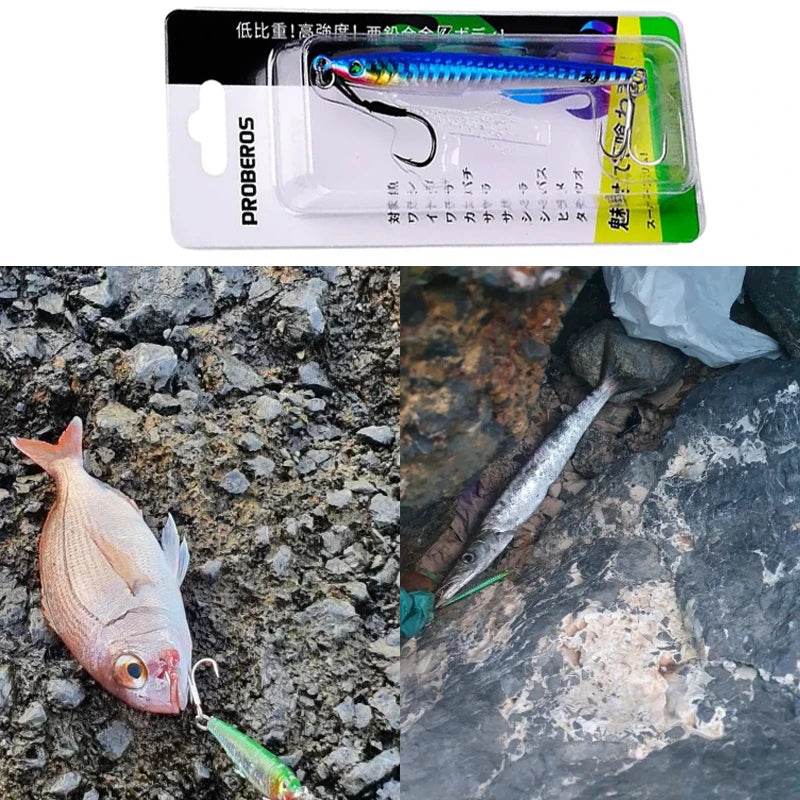 PROBEROS 80–100g Metal Jig Bait – Premium Trolling Lure - Fish & Cheaps | Fishing & Outdoor Gear