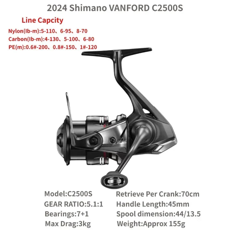 Shimano 2024 Vanford Spinning Reel - Fish & Cheaps | Fishing & Outdoor Gear