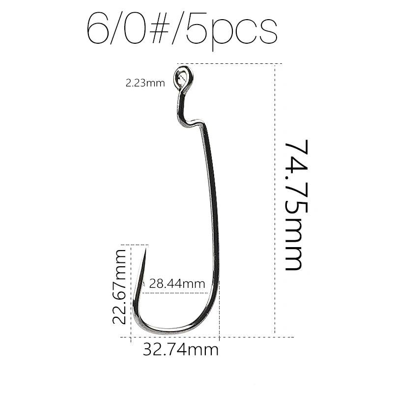 Supercontinent Offset Carbon Steel Crank Hooks – Big Rings - Fish & Cheaps | Fishing & Outdoor Gear