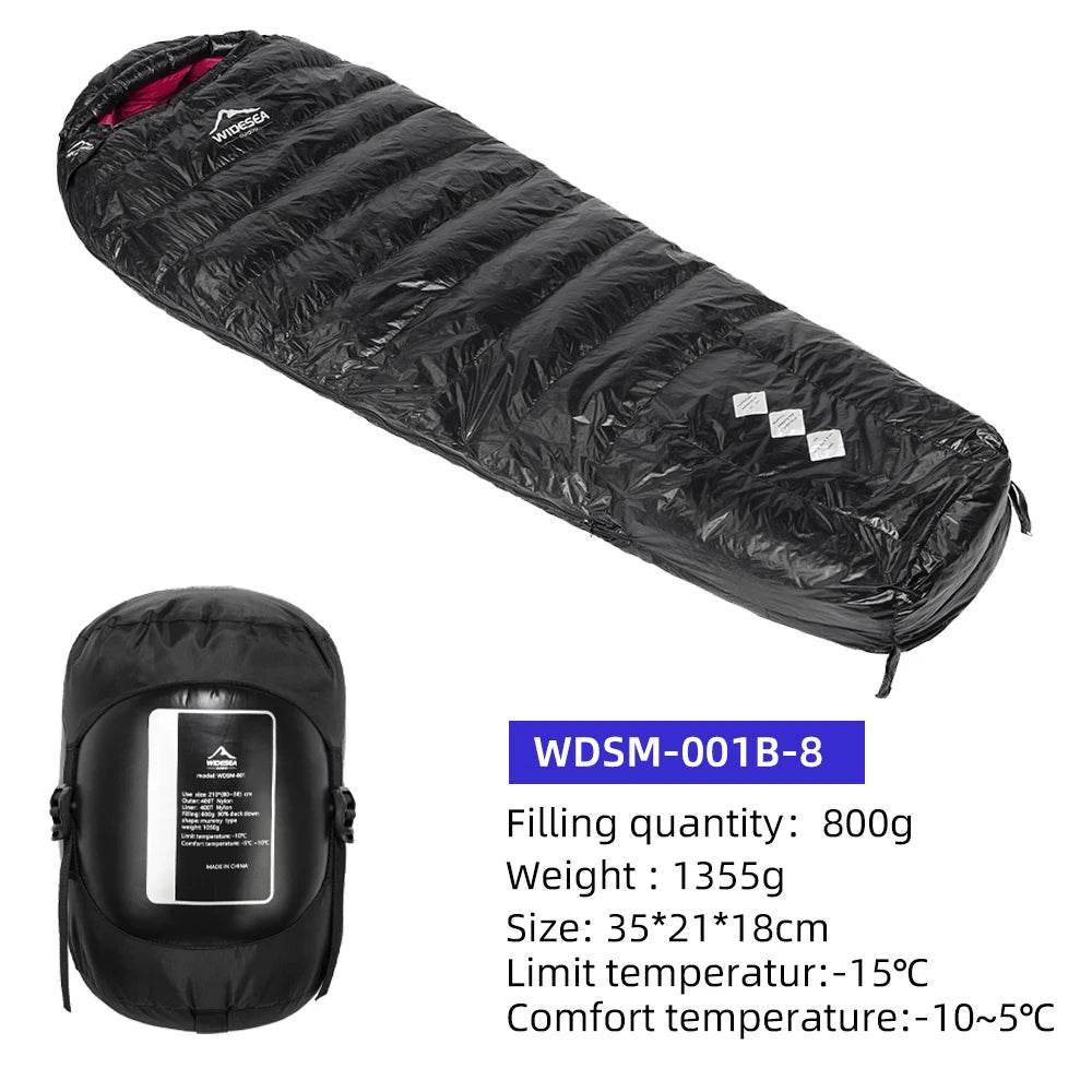 Widesea Ultralight Duck Down Winter Sleeping Bag - Fish & Cheaps | Fishing & Outdoor Gear