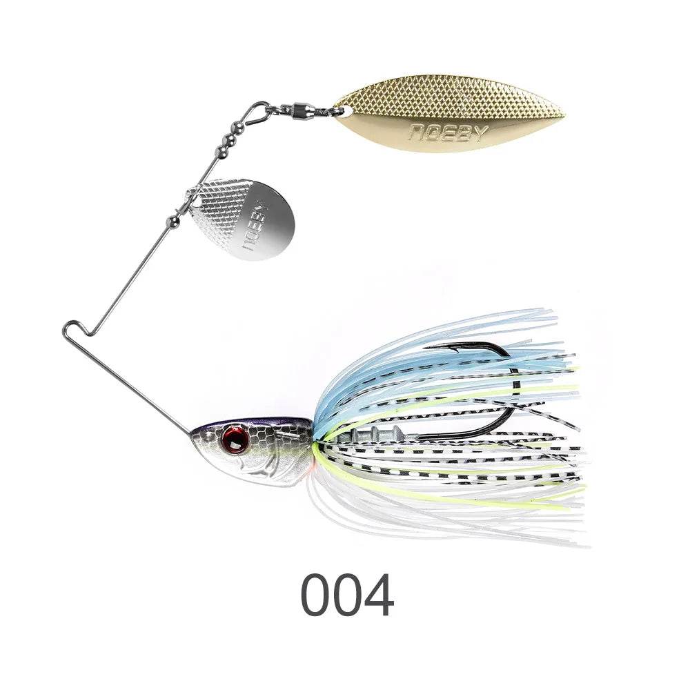 Noeby Spinnerbait Double Willow Blade Lure - Fish & Cheaps | Fishing & Outdoor Gear