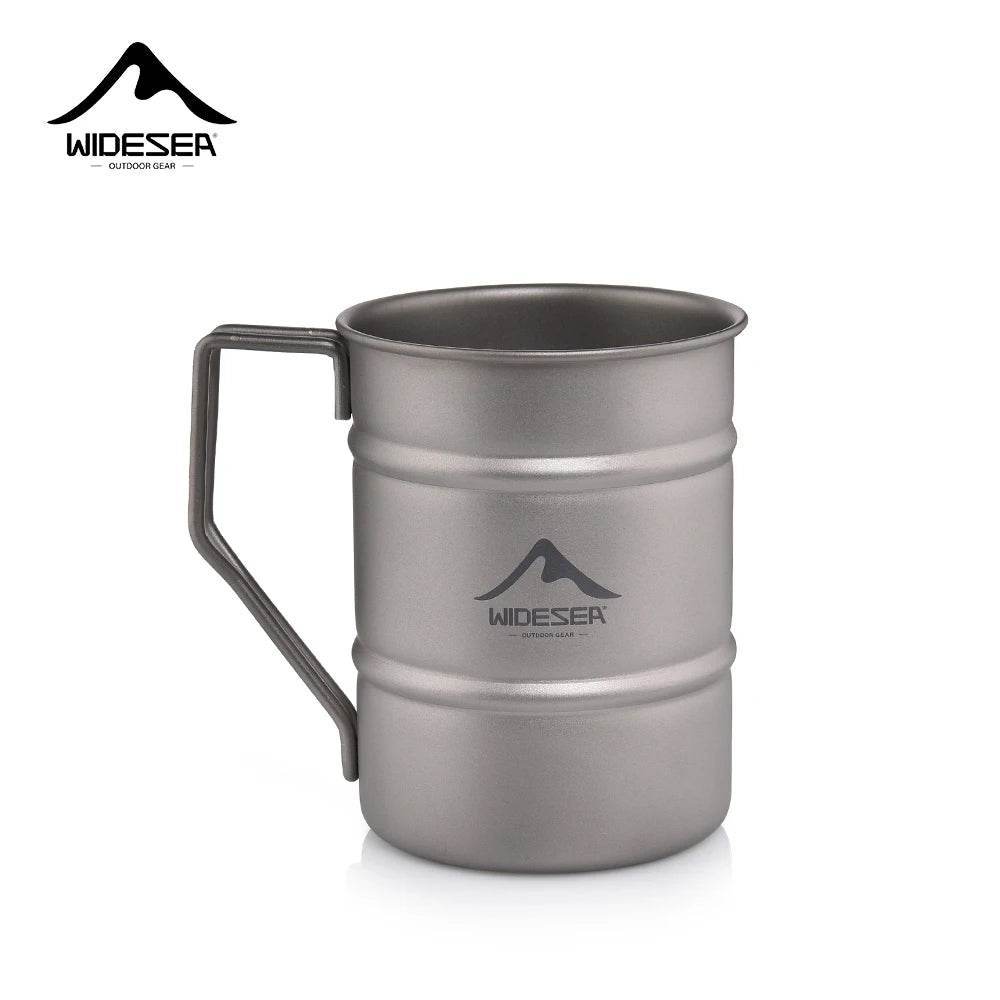 Widesea Titanium Camping Mug — Ultra-light 500ml Cup - Fish & Cheaps | Fishing & Outdoor Gear