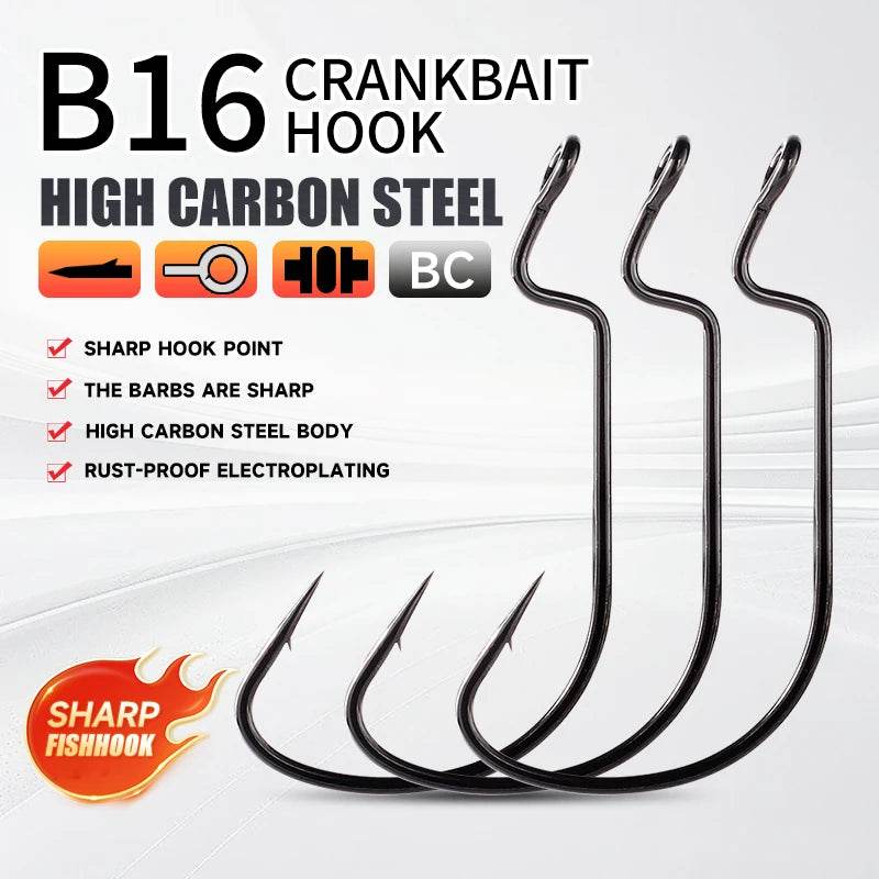 SUPERCONTINENT Wide Super Lock Soft Worm Hooks - Fish & Cheaps | Fishing & Outdoor Gear