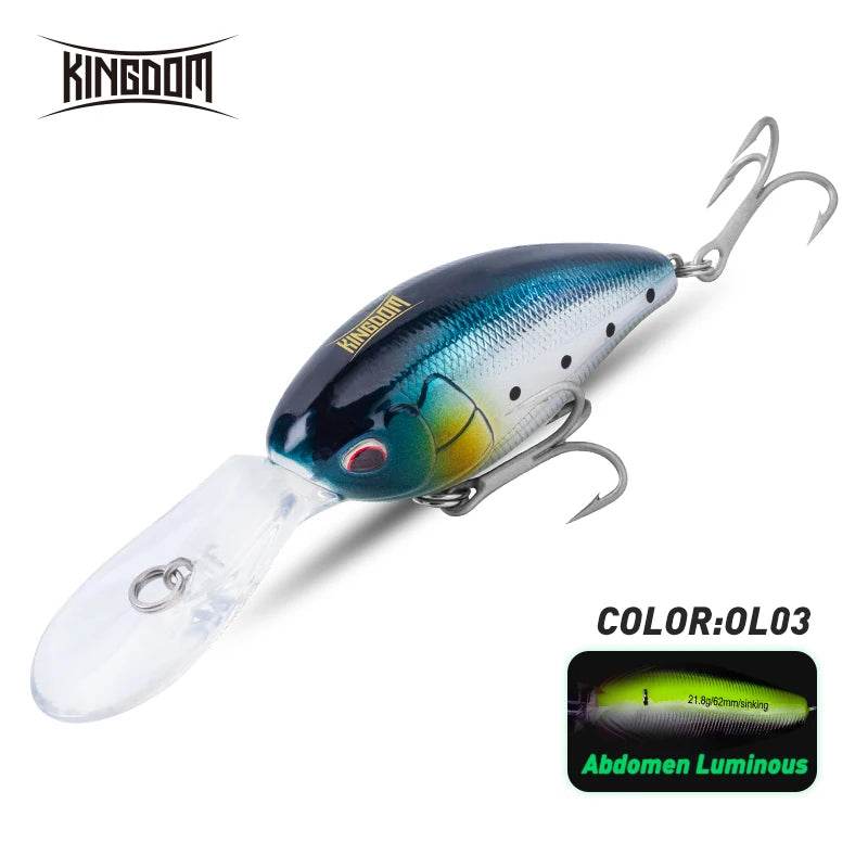 KINGDOM Kingpro OC-62 Big Crankbait - Fish & Cheaps | Fishing & Outdoor Gear