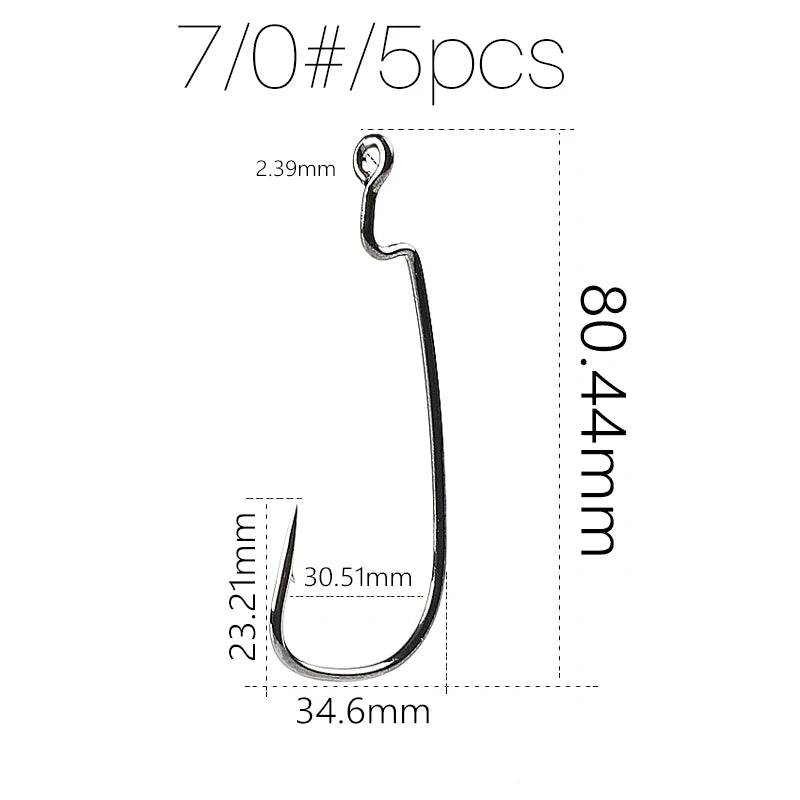 Supercontinent Offset Carbon Steel Crank Hooks – Big Rings - Fish & Cheaps | Fishing & Outdoor Gear