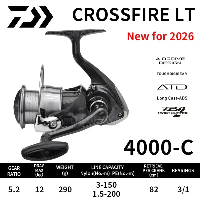 Daiwa Crossfire CS LT 2026 Spinning Reel - Fish & Cheaps | Fishing & Outdoor Gear